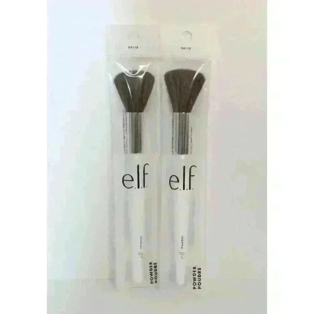 e.l.f. 24115 Fan White Powder Brush for Powder Blush‎ & Bronzer New